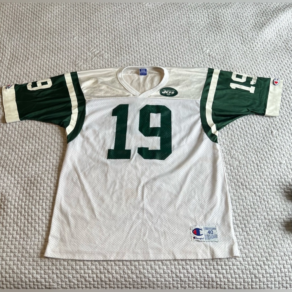 Vintage Keyshawn Johnson New York Jets Champion Jersey Size M